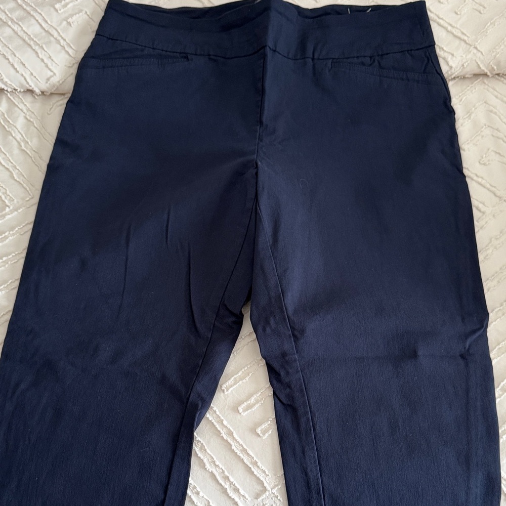Van Heusen Navy Straight Leg Pants